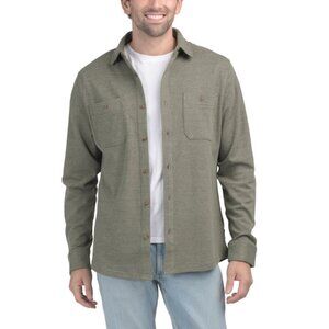 QUIKSILVER Grape Leaf Belino Knit Button Down Shirt